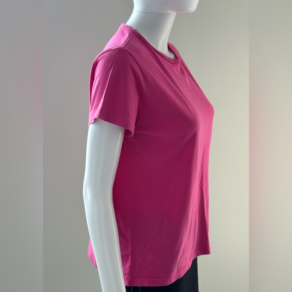 Polo Ralph Lauren Women's T-shirt size L pink color with a round neck. - Picture 2 of 13